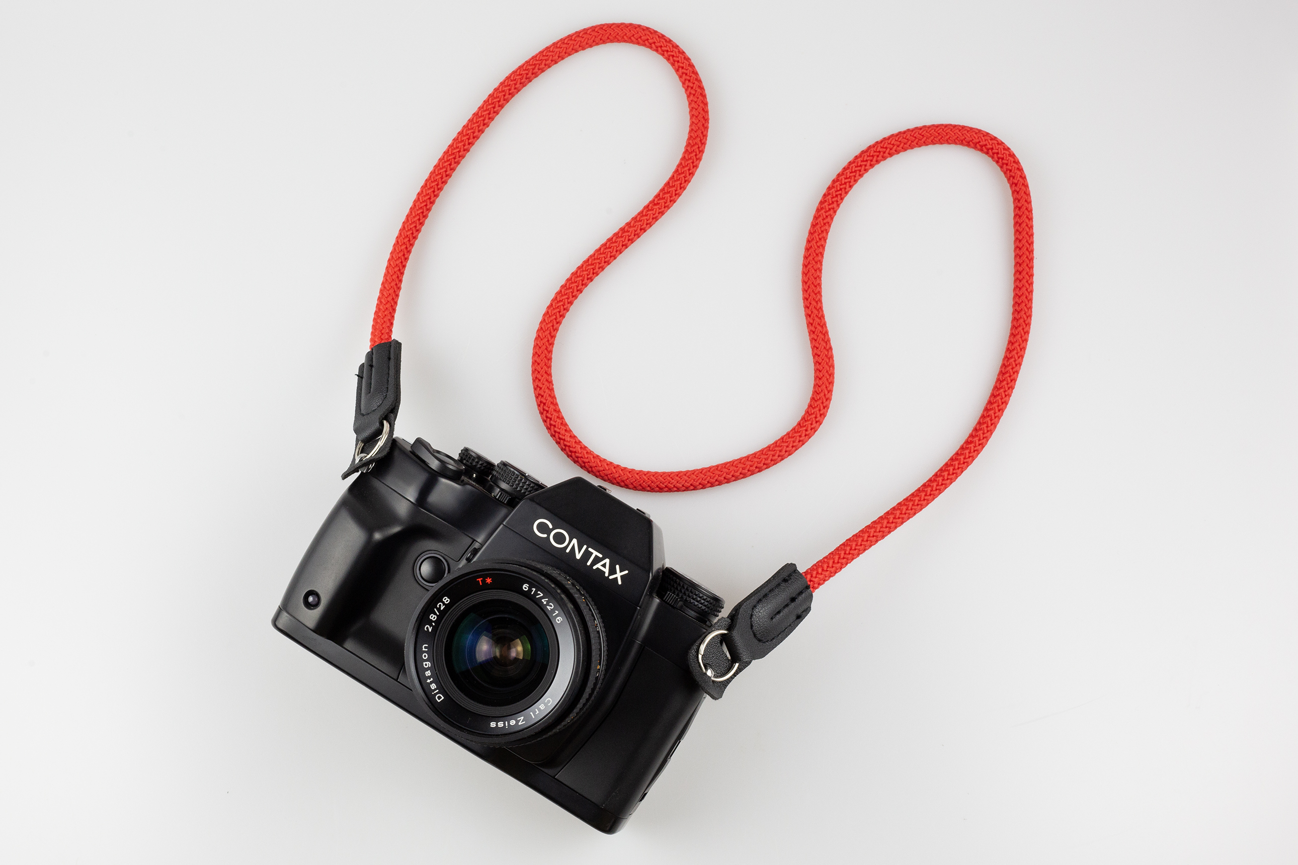 Provazový popruh červený rope strap