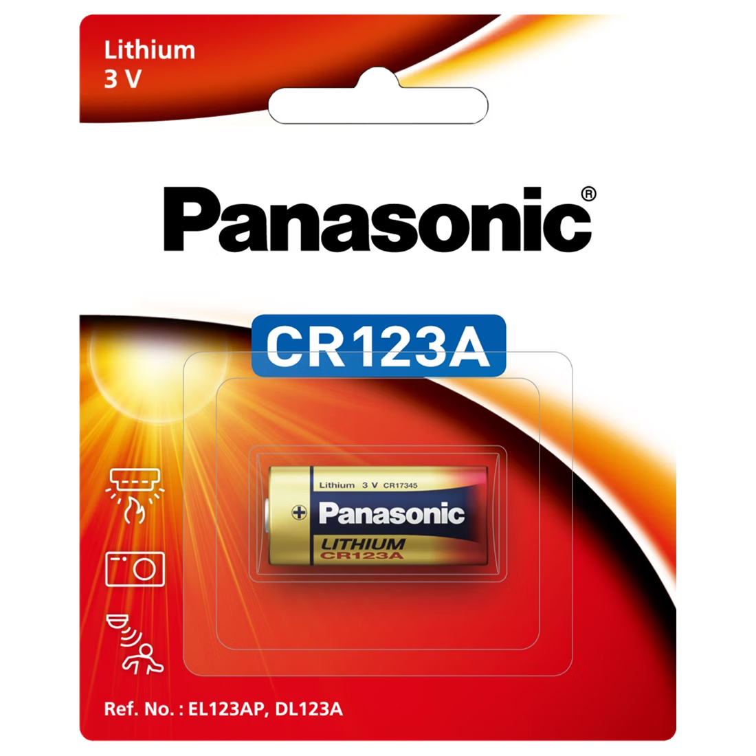 Batéria Panasonic CR123A 3V