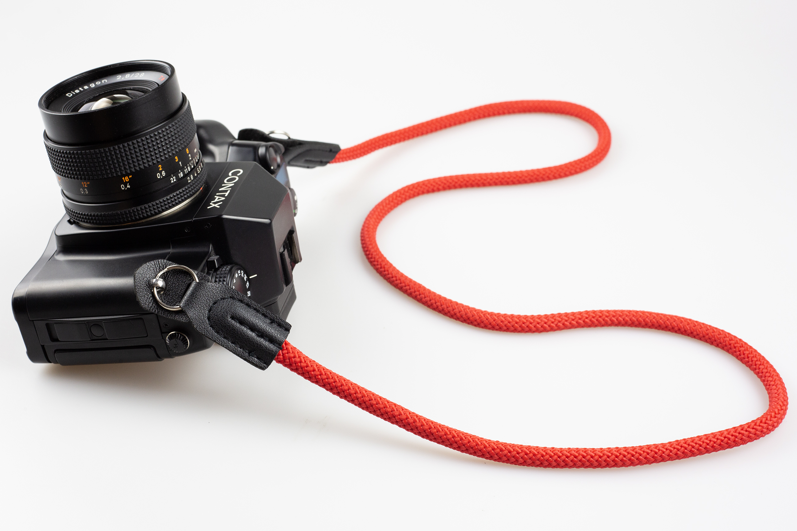 Provazový popruh červený rope strap