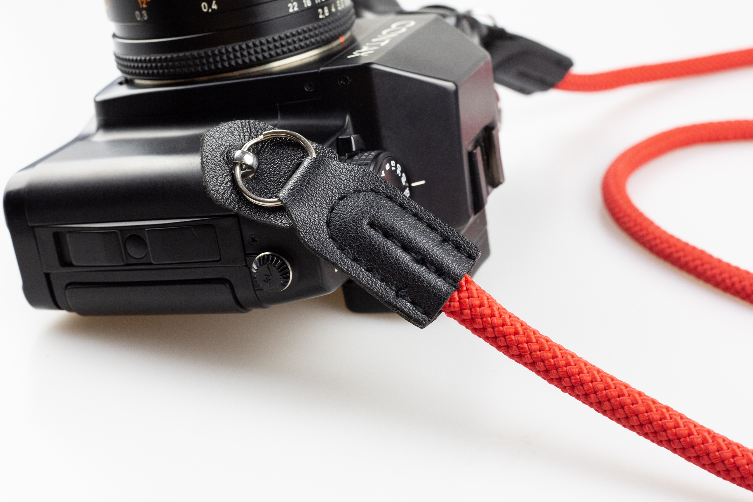 Provazový popruh červený rope strap